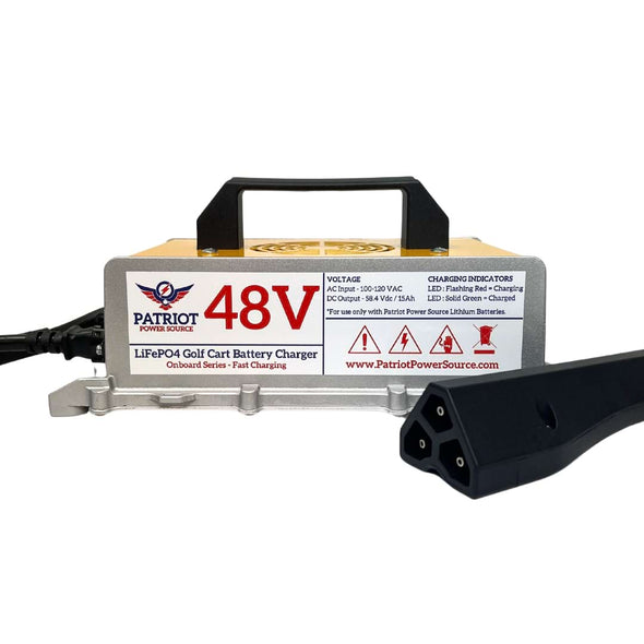 PATRIOT POWER 48V 15A FAST CHARGER UPGRADE - ONBOARD COMPATIBLE