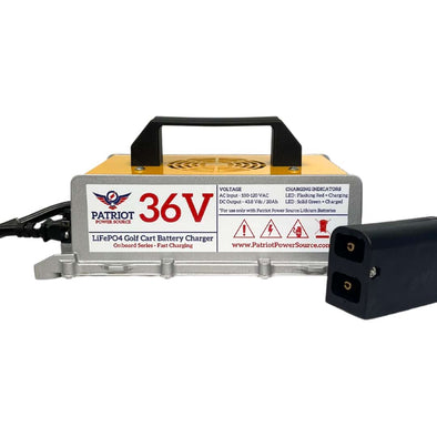 PATRIOT POWER 36V 20A FAST CHARGER UPGRADE - ONBOARD COMPATIBLE
