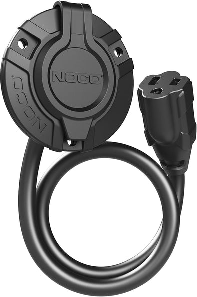 NOCO GCP1 15A AC PORT PLUG - FOR USE WITH ANY ONBOARD CHARGER - GOLF CART/RV/MARINE
