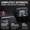 Completely Automatic. Worry-free battery charging