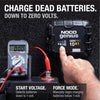 Charge dead batteries. Down to zero volts.